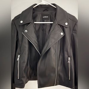 Express faux leather jacket